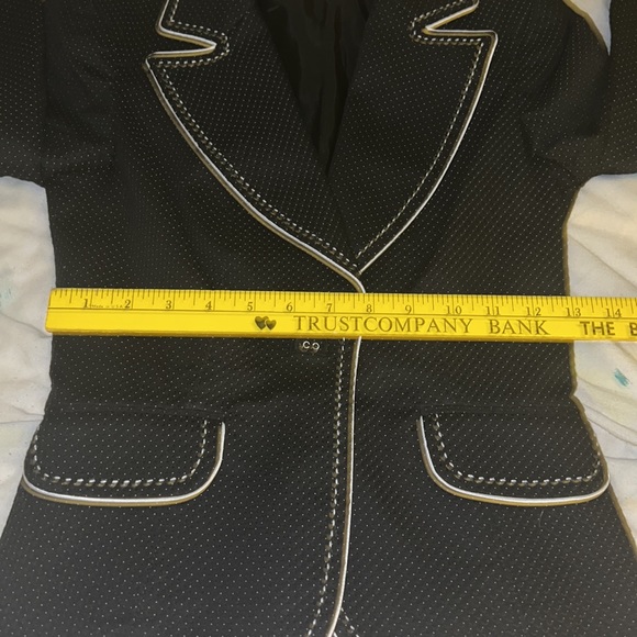 Bebe black/white blazer NWOT - Picture 14 of 17